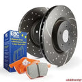EBC 05-07 Porsche Cayenne 4.5 (380mm Rotors) GD Sport Rear Rotors