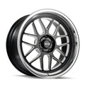RIDLER 611 611 GLOSS BLACK MILLED WITH DIAMOND CUT LIP 20X10 5-114.3 0MM 83.82MM