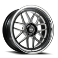 RIDLER 611 611 GLOSS BLACK MILLED WITH DIAMOND CUT LIP 20X10 5-114.3 0MM 83.82MM