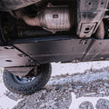 Cali Raised 10-24 Toyota 4Runner Transfer Skid Plate - Aluminum / Raw