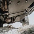 Cali Raised 10-24 Toyota 4Runner Transfer Skid Plate - Aluminum / Raw