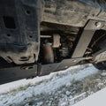 Cali Raised 10-24 Toyota 4Runner Transfer Skid Plate - Aluminum / Raw