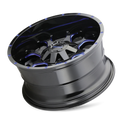 MAYHEM WARRIOR 8015 BLACK W PRISM BLUE 18X9 5-127 5-139.7 18MM 87MM