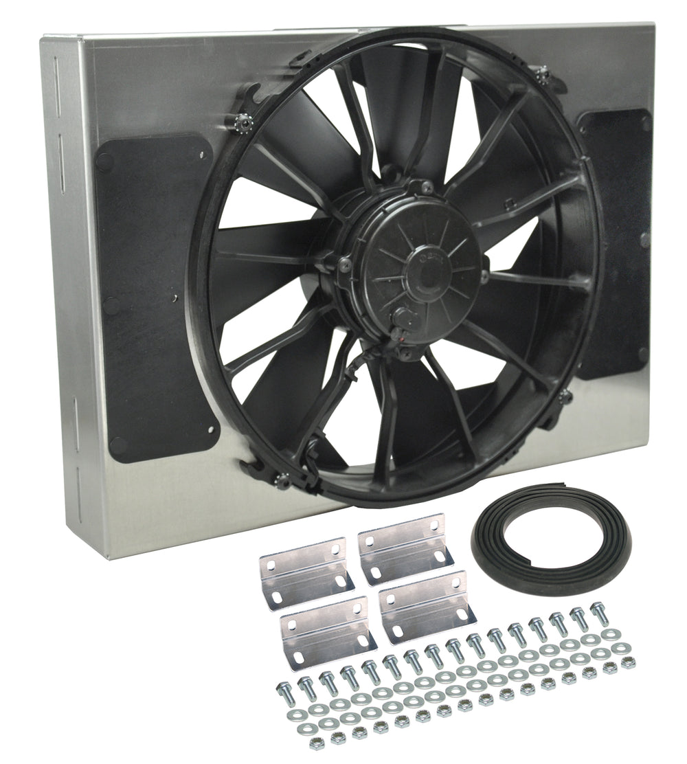 RAD FAN/ALUMINUM SHROUD ASSEMBLY