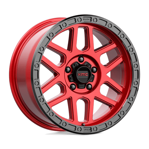 MESA 18x9 5x127.00 CANDY RED W/ BLACK LIP (18 mm)
