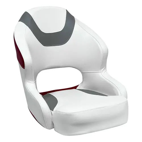 WISE 3314 BAJA SERIES BUCKET SEAT WHITE / MARBLE / DARK RED