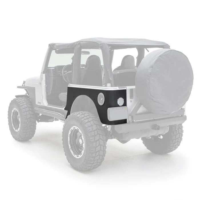XRC Rear 3 Inch Fender Flares 97-06 Wrangler TJ/LJ Black Textured Smittybilt