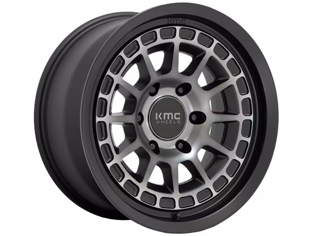 CANYON 16X8 6X5.5 00MM SATIN BLACK W/ GRAY TINT