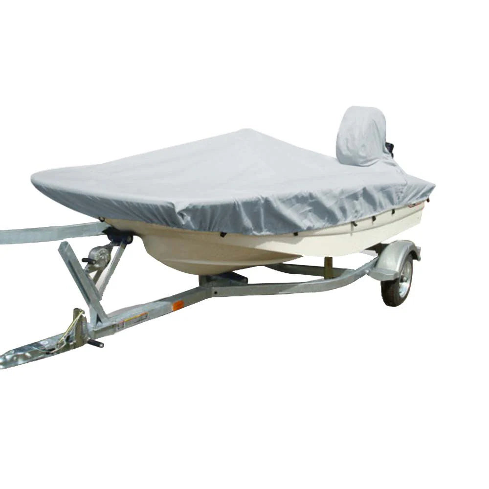BOAT COVER WS-13 O/B SD-MIST GRAY