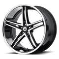 ABL7 20X8.5 5X112 MACH W/ SS LIP 32