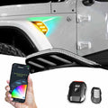 XK Glow XKmax Jeep Air Vent Light RGB+ Amber Turn & Running App Cntl