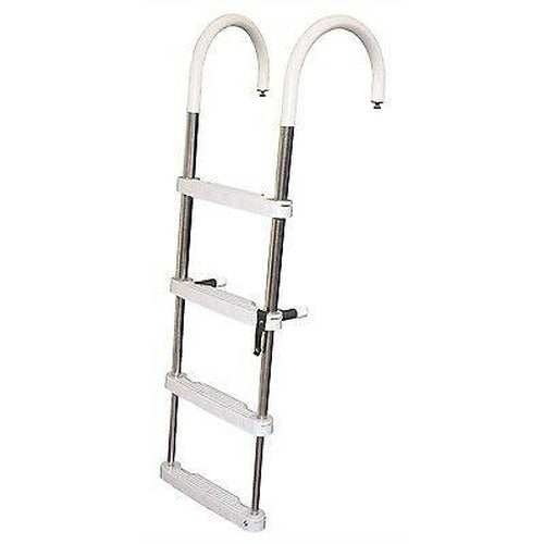 4-STEP SS TELESCOPE PONTOON LADDER
