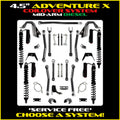 21C WRANGLER JT 4.5IN ADVENTURE X TRAIL RUNNER SYS W/ FAST CD ADJUSTERS FRONT &