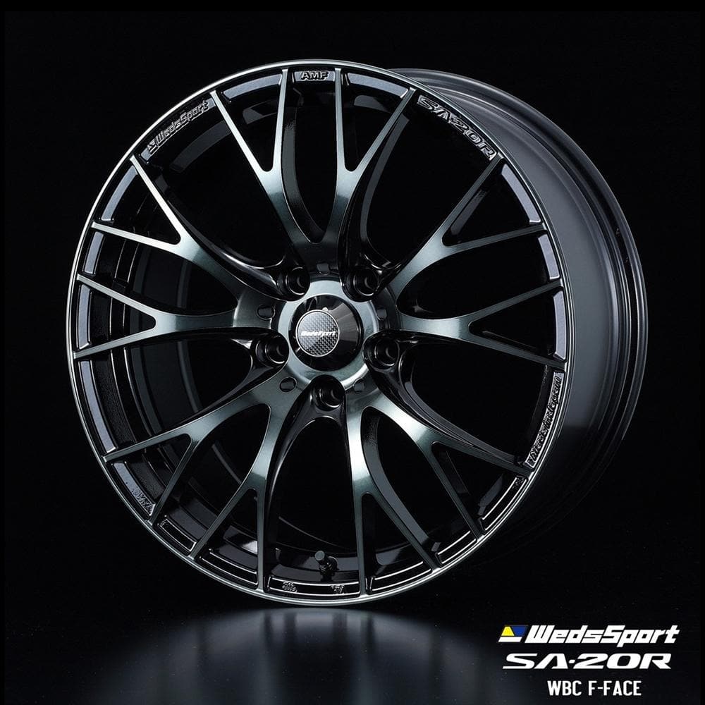 WedsSport SA-20R 17 X 7.0 43 4-100 WBC (Worth Black Clear)