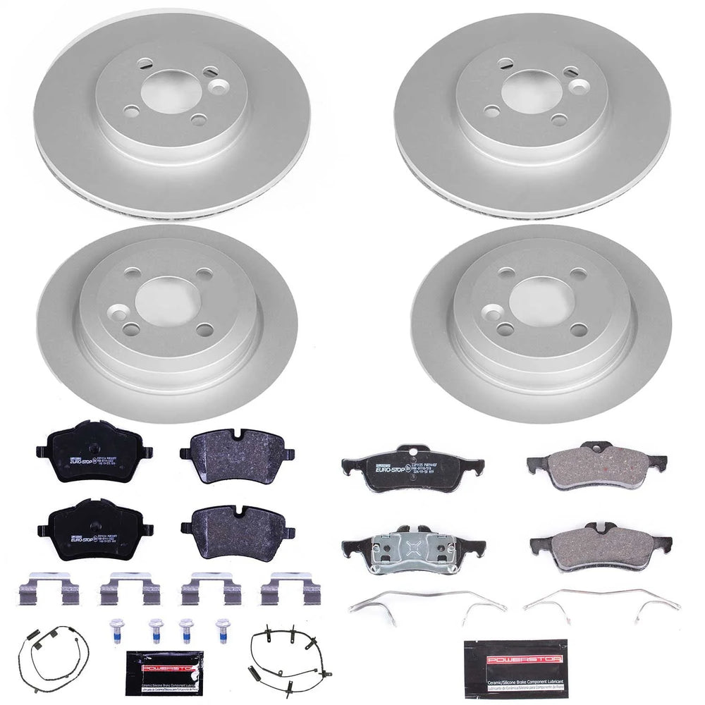 Power Stop 07-08 Mini Cooper Front & Rear Euro-Stop Brake Kit