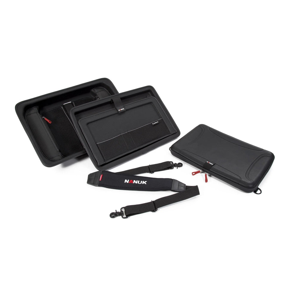 NANUK 923 WATERPROOF HARD CASE W/LAPTOP KIT W/STRAPBLACK INTERIOR: 16.7 X 11.3 X 5.4IN