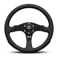 Momo Gotham Steering Wheel 350 mm - Black Leather/Black Spokes
