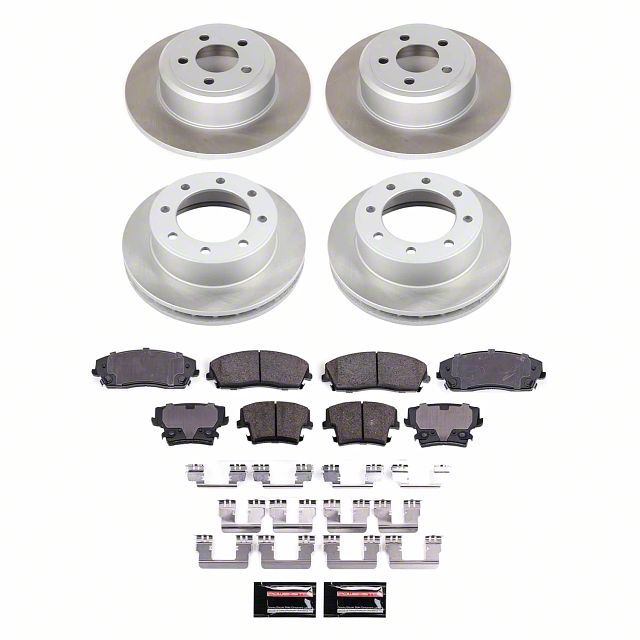 Power Stop 05-23 Chrysler 300 Front and Rear Semi-Coated Rotor Kit