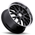 ~(36 lbs. 22X22X12)~ TSW TREMBLANT 20x10.0 5/120 ET25 CB76.1 GLOSS BLACK W/MIRROR CUT LIP