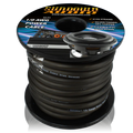CABLE 1/0 GA @ 50 FT BLACK RCA CABLE