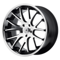 ABL3 20X10 5X112 MACH W/ SS LIP 25M