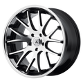 ABL3 20X10 5X112 MACH W/ SS LIP 25M