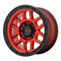MESA 18x9 5x127.00 CANDY RED W/ BLACK LIP (18 mm)