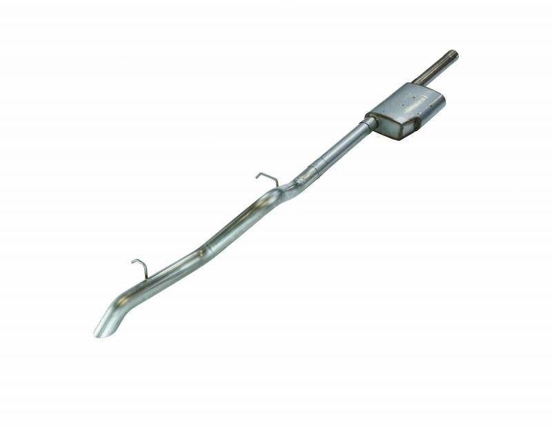 CB EXH 0718 JK 4 DR SINGLE REAR EXIT 2.5IN INTMD/TAILPIPE STR PRO MUFF/HW INCL