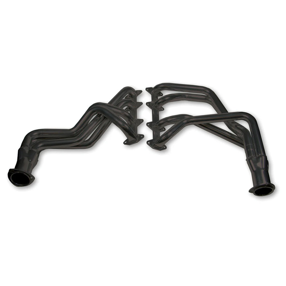 Long Tube Header Black Paint 1965-1974 Ford F100/150 4WD 1967-1974 F250 332-428 Tube Size 1.75 Inch Collector Size 3 Inch FlowTech