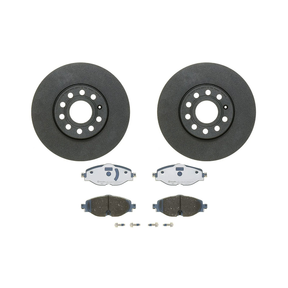 Brembo OE 12-21 VW Golf VII (5G1, BQ1, BE1, BE2) EV Brake Kit - Left Front/Rear