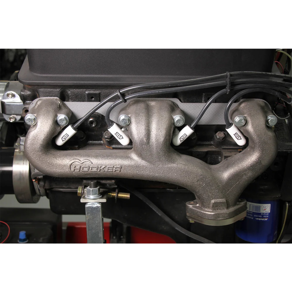 SBC EXH MANIFOLD 2.5 OUTLET, BLACK