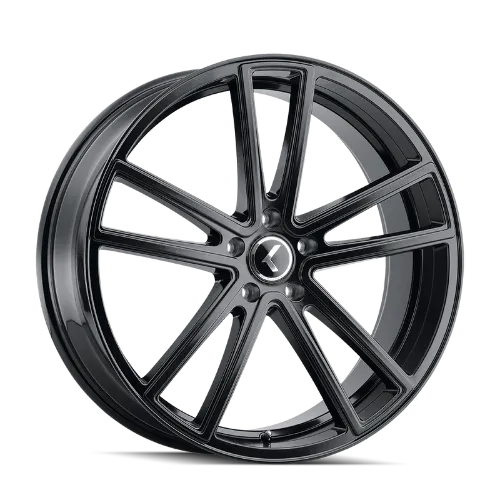 KRAZE LUSSO KR190 GLOSS BLACK 22X8.5 5-114.3 38MM 72.62MM