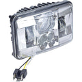 8800 MODEL 1224V DOT/ECE LED RIGHT HAND TRAFFIC LOW BEAM HEADLIGHT W/CHROME BEZEL