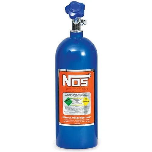 Nitrous Bottle 5 Lb Nitrous Bottle W/ Blue Finish & Super Hi Flo Valve NOS