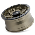 DIRTY LIFE DT-2 9304 SATIN GOLD W SIMULATED BEADLOCK RING 17X9 6-139.7 -12MM 106MM