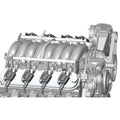 GM LS1 Valve Cover Set Black Krinkle Finish