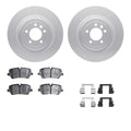 DFC 13-25 Land Rover Discovery Rear Geospec Rotors with Euro 5000 Ceramic Brake Pads w/Hardware