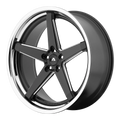 ABL6 20X8.5 5X112 MACH W/ BLACK LIP
