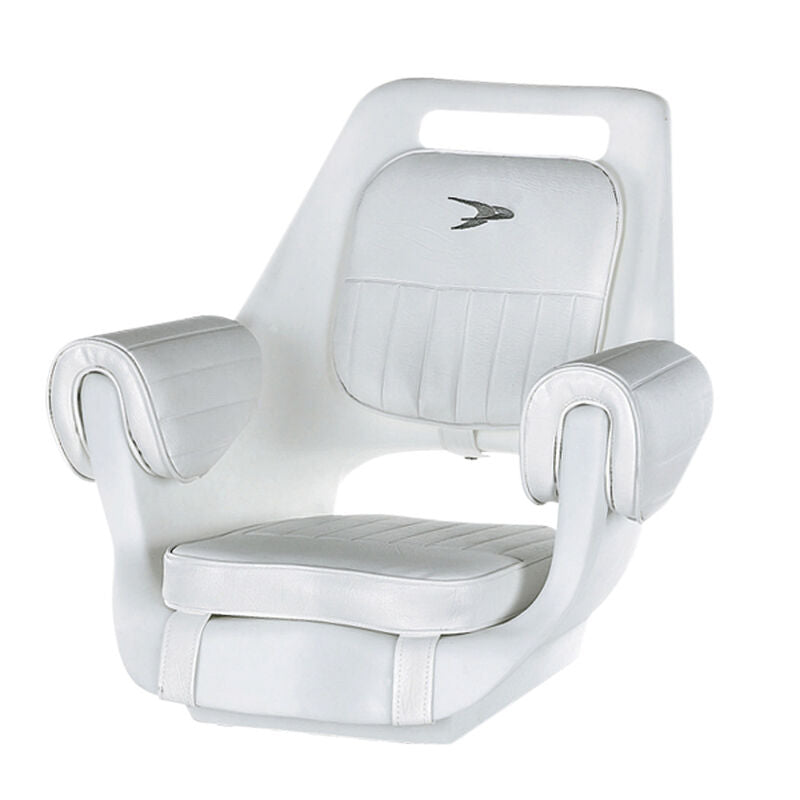 WISE 8WD007 OFFSHORE SERIES DELUXE PILOT CHAIR WHITE