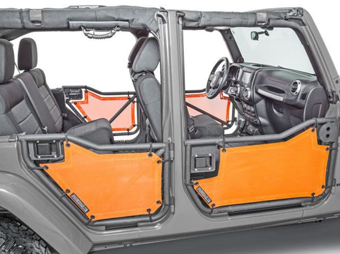 ***Discontinued***~(3 lbs. 14X7X4)~ ***Discontinued***RANCH ROCK GEAR TUBE DOORS 4-DOOR RED