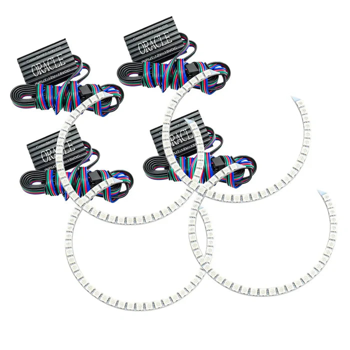 ~(3 lbs. 8X8X2)~ Chevrolet Silverado 2007-2013 ORACLE LED Halo Kit Round Style