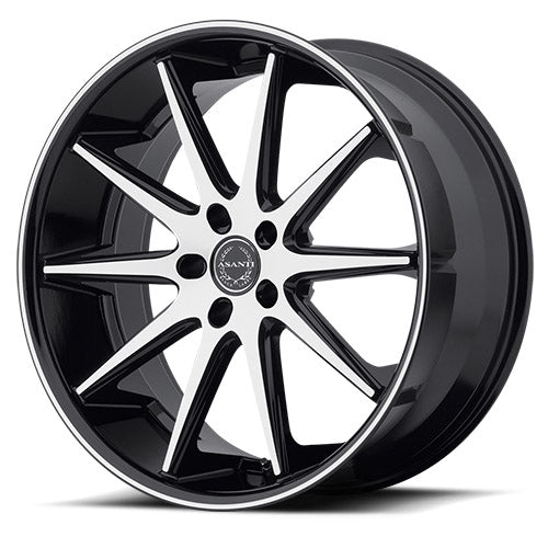 ABL4 20X8.5 5X120 MCH BLK LIP +25MM