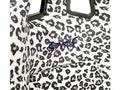 NRG FRP Bucket Seat PRISMA SAVAGE Edition White Pearlized Back Snow Leopard Print - Medium