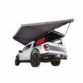 Overland Vehicle Systems HD Nomadic 180 LTE - Awning Grey Body Green Trim Black Travel Cover