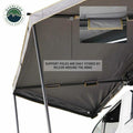 Overland Vehicle Systems HD Nomadic 180 LTE - Awning Grey Body Green Trim Black Travel Cover