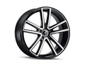 KRAZE LUSSO KR190 BLACK MACHINED FACE 22X8.5 5-115 38MM 72.62MM