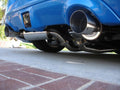 Megan Racing cat-back exhaust detail