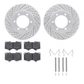 DFC 00-07 Toyota Tundra Front Drilled & Slotted Geoperformance Rotors 5000 Advanced Pads w/Hardware