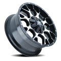 Mayhem 8015 Warrior 18x9 / 8x165.1 BP / -12mm Offset / mm Hub Gloss Black Machined Wheel