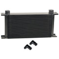 19 ROW SERIES 10000 STACK PLATE COOLER 90DEG SWIVEL 10AN FITTING ALUMINUM